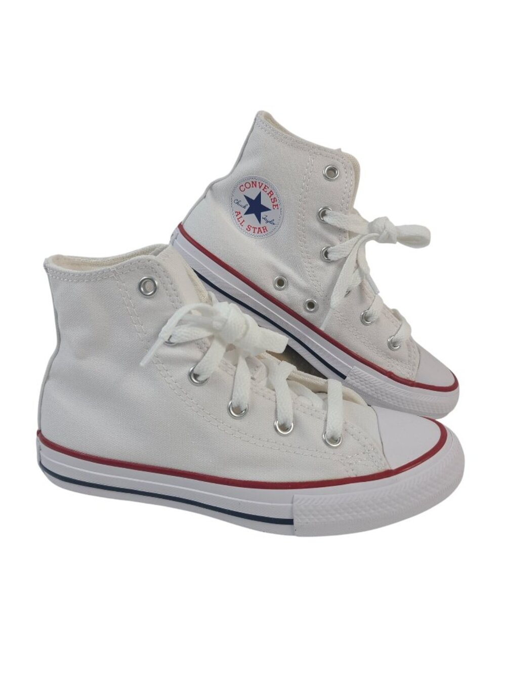 NEW Converse Youth Chuck Taylor All Star High-Top Sneakers Optical White Size 1